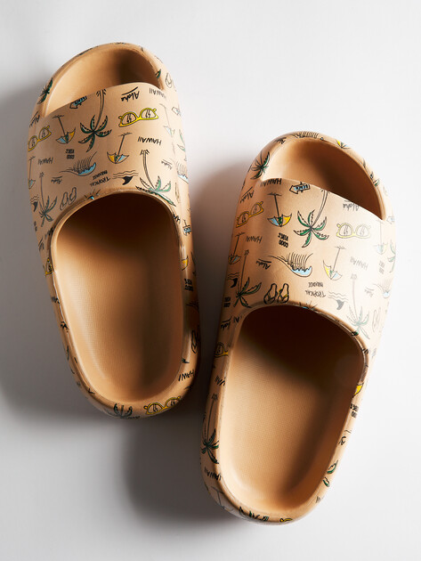 Женские сланцы TENDANCE, Артикул YS-L005, темно-бежевый | 3824717. Ракурс 6