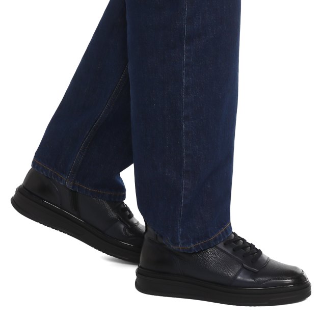 Мужские высокие кеды TENDANCE, Артикул TTFY6535R-08, темно-синий | 3825527. Ракурс 4