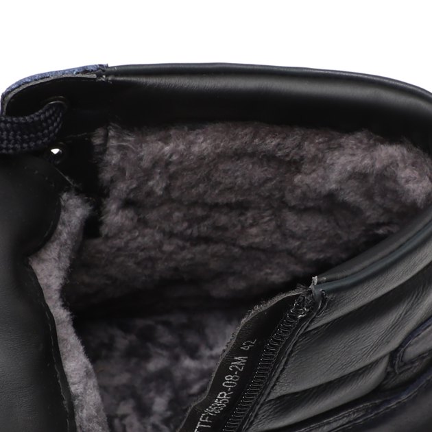 Мужские высокие кеды TENDANCE, Артикул TTFY6535R-08, темно-синий | 3825527. Ракурс 2