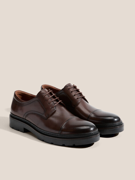 Мужские дерби TENDANCE, Артикул TTBY081-10, темно-коричневый | 3825581. Ракурс 3