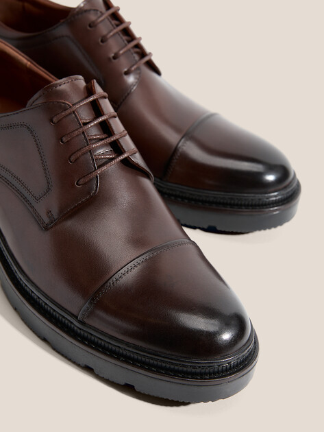 Мужские дерби TENDANCE, Артикул TTBY081-10, темно-коричневый | 3825581. Ракурс 4