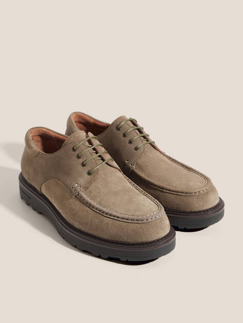 Мужские дерби TENDANCE, Артикул TTBY086-23, зелено-бежевый | 3825590. Ракурс 3