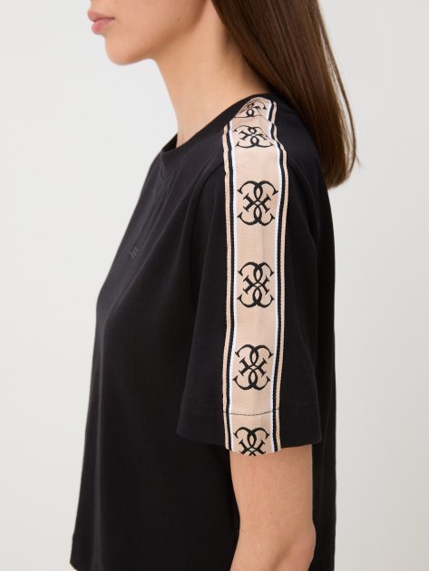 Женская футболка GUESS BRITNEY CROP TEE, Артикул V3RI08I3Z14, черный | 3828399. Ракурс 3 Женская футболка GUESS BRITNEY CROP TEE, Артикул V3RI08I3Z14, черный | 3828399. Ракурс 3