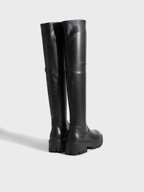 Женские ботфорты TENDANCE, Артикул CLF682T-02, черный | 3828865. Ракурс 6