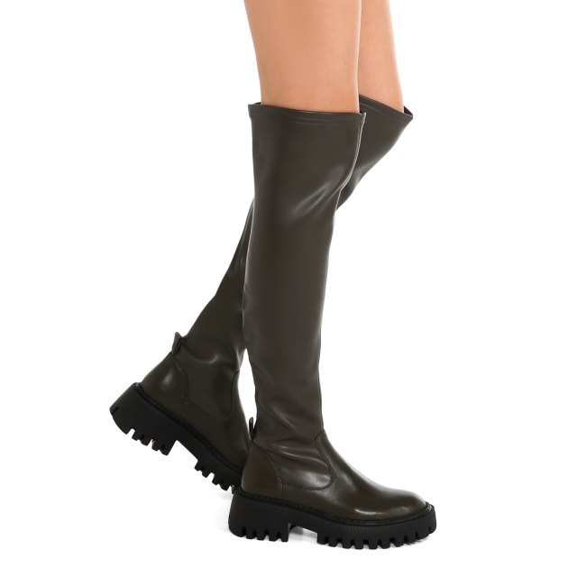 Женские ботфорты TENDANCE, Артикул CLF682T-02, темно-зеленый | 3828868. Ракурс 8