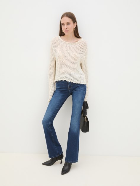 Женские джинсы клеш GUESS SEXY FLARE, Артикул W4RA0LD4Q03, темно-синий | 3829810. Ракурс 5 Женские джинсы клеш GUESS SEXY FLARE, Артикул W4RA0LD4Q03, темно-синий | 3829810. Ракурс 5