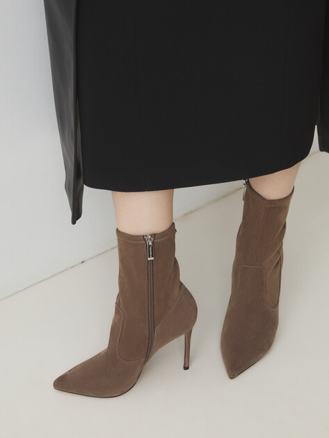Ботильоны TENDANCE, Артикул RL333T07-105, серо-коричневый | 3830443. Ракурс 2