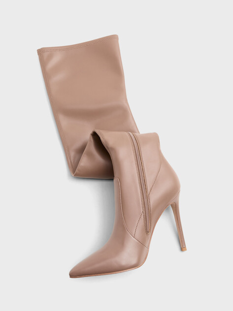 Женские ботфорты TENDANCE, Артикул RLA71522-1, серо-коричневый | 3830454. Ракурс 5