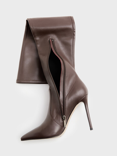 Женские ботфорты TENDANCE, Артикул RLA71522-1, коричневый | 3830455. Ракурс 5