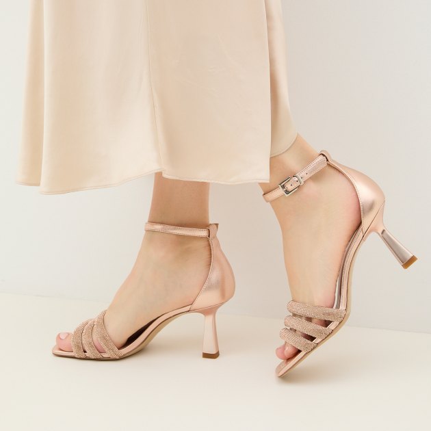 Босоножки TENDANCE, Артикул RL707-1, золотой | 3830999. Ракурс 5 Босоножки TENDANCE, Артикул RL707-1, золотой | 3830999. Ракурс 5