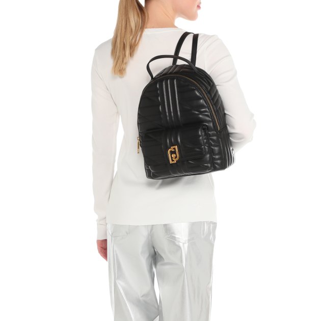 Женский рюкзак LIU∙JO, Артикул AF3122E0426, черный | 3831428. Ракурс 7