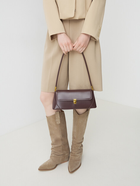 Женская сумка  TENDANCE, Артикул WLV22-670, темно-коричневый | 3832693. Ракурс 2