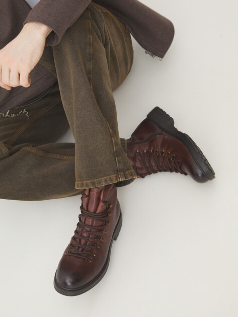 Мужские ботинки MAISON DAVID, Артикул TMH3019F-5, бордовый | 3833084. Ракурс 2 Мужские ботинки MAISON DAVID, Артикул TMH3019F-5, бордовый | 3833084. Ракурс 2