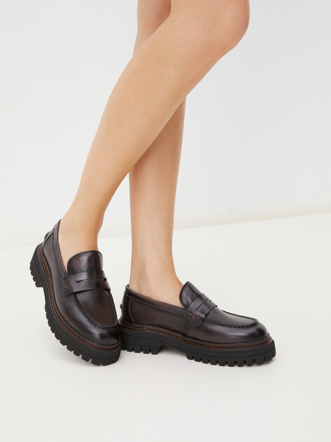 Женские лоферы TENDANCE, Артикул TM3009-1, темно-серый | 3833928. Ракурс 2