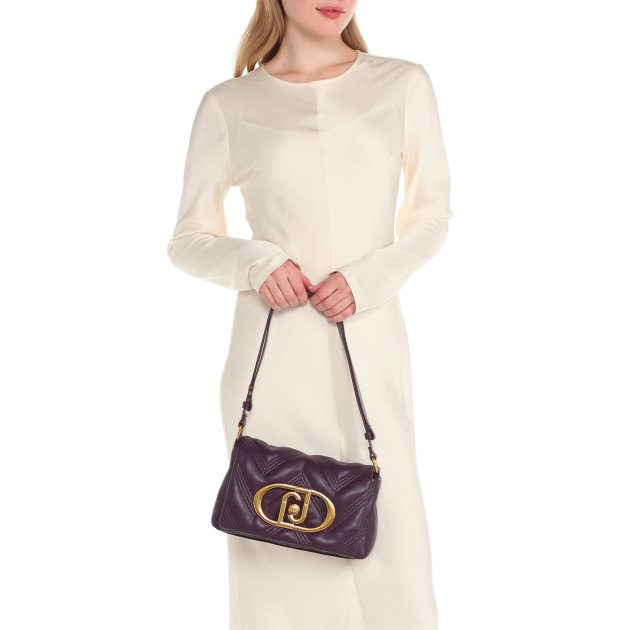 Женская сумка на плечо LIU∙JO, Артикул AF3413E0426, темно-фиолетовый | 3836418. Ракурс 1