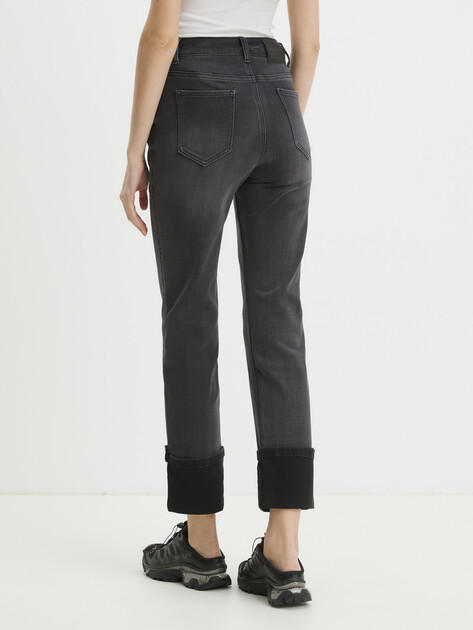 Женские прямые джинсы MAISON DAVID, Артикул 23C110-1, темно-серый | 3836467. Ракурс 4