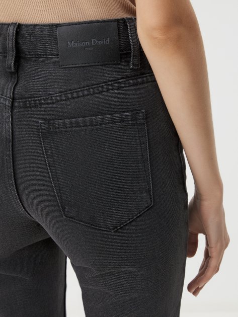 Женские джинсы мом MAISON DAVID, Артикул XS-038-2, темно-серый | 3836491. Ракурс 3