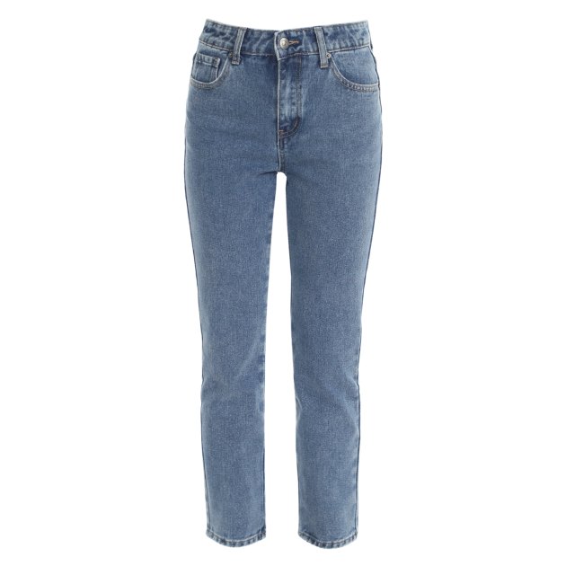 Женские джинсы мом MAISON DAVID, Артикул XS-038-2, серо-синий | 3836493. Ракурс 4