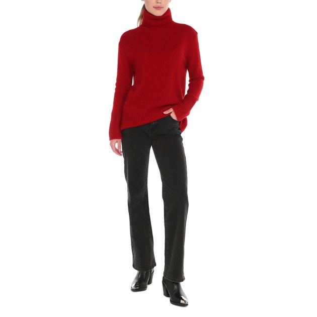 Женские прямые джинсы MAISON DAVID, Артикул XS-021, черный | 3836509. Ракурс 6