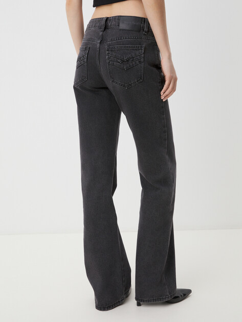 Женские прямые джинсы MAISON DAVID, Артикул XS-066, серый | 3836514. Ракурс 4