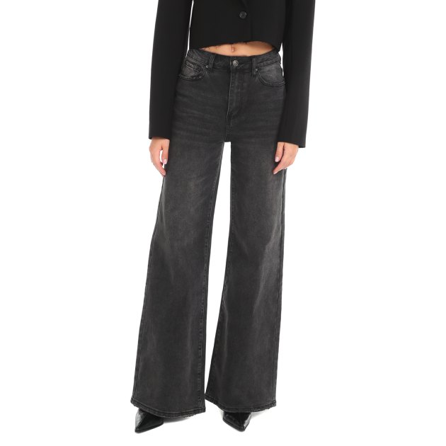 Женские широкие джинсы MAISON DAVID, Артикул N0014-2, темно-серый | 3836523. Ракурс 7