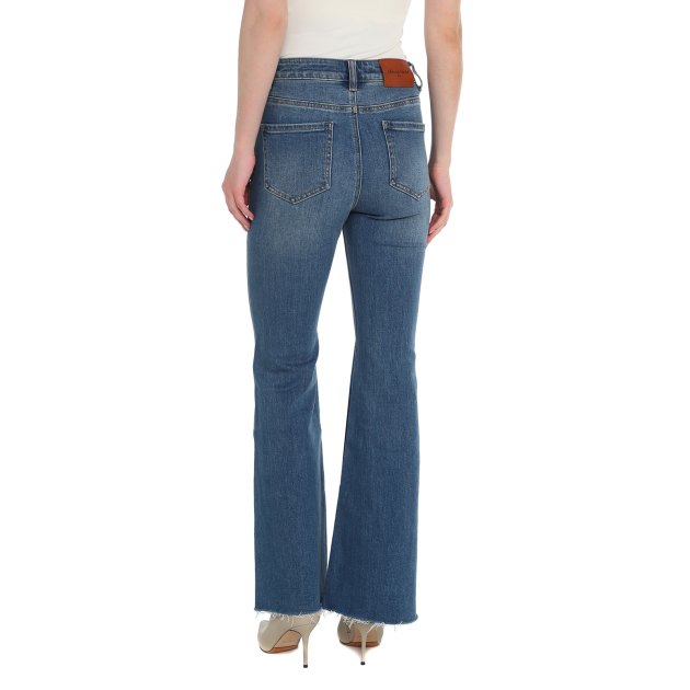 Женские джинсы клеш MAISON DAVID, Артикул 23C100/KF056-1, синий | 3836541. Ракурс 2