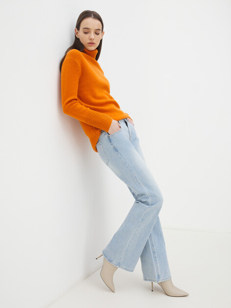 Женские прямые джинсы MAISON DAVID, Артикул 23c100/KF056-2, светло-голубой | 3836543. Ракурс 5