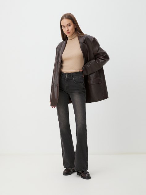 Женские джинсы клеш MAISON DAVID, Артикул 23c100/KF056-2, темно-серый | 3836545. Ракурс 2