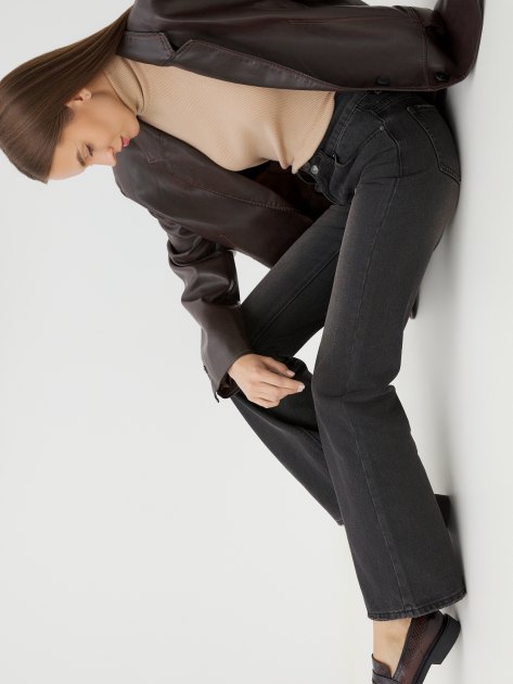 Женские джинсы клеш MAISON DAVID, Артикул 23c100/KF056-2, темно-серый | 3836545. Ракурс 5