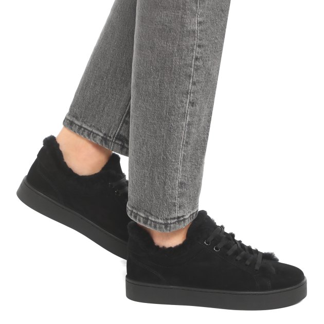 Женские кеды TENDANCE, Артикул HC2129-24, черный | 3838322. Ракурс 4