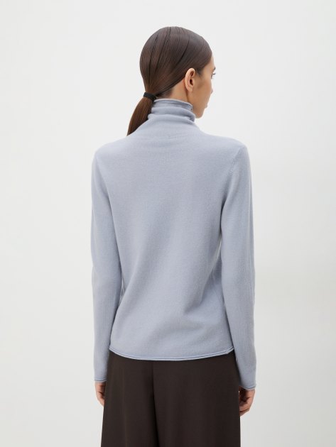 Женская водолазка MAISON DAVID, Артикул NZ2806, серо-голубой | 3839226. Ракурс 4