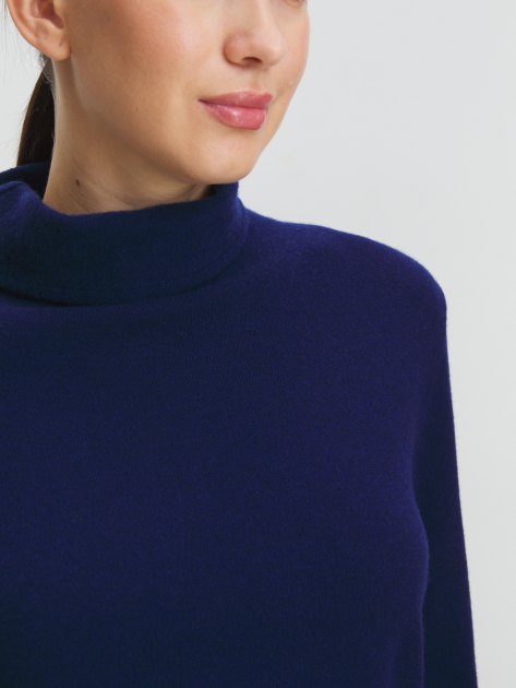 Женская водолазка MAISON DAVID, Артикул NZ2806, фиолетово-синий | 3839229. Ракурс 3