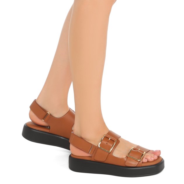 Женские сандалии LORIBLU, Артикул 303D64, светло-коричневый | 3839587. Ракурс 4