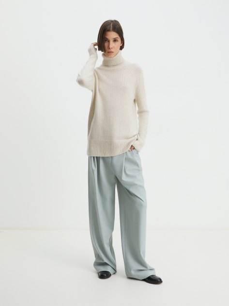 Женский свитер MAISON DAVID, Артикул MLY2303-1, светло-бежевый | 3841736. Ракурс 2