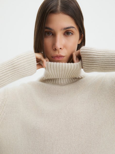 Женский свитер MAISON DAVID, Артикул MLY2303-1, светло-бежевый | 3841736. Ракурс 3