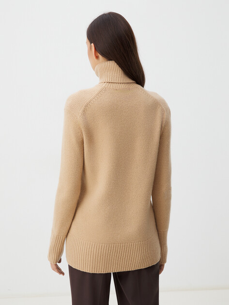 Женский свитер MAISON DAVID, Артикул MLY2303, темно-бежевый | 3841755. Ракурс 4