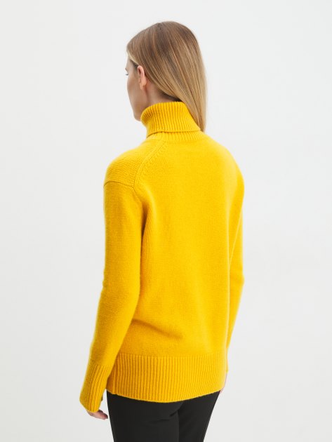 Женский свитер MAISON DAVID, Артикул MLY2303, лимонный | 3841758. Ракурс 4