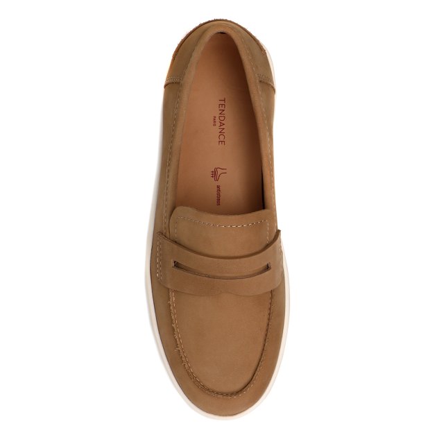 Женские лоферы TENDANCE, Артикул YS-1833A-X1, бежевый | 3842342. Ракурс 2