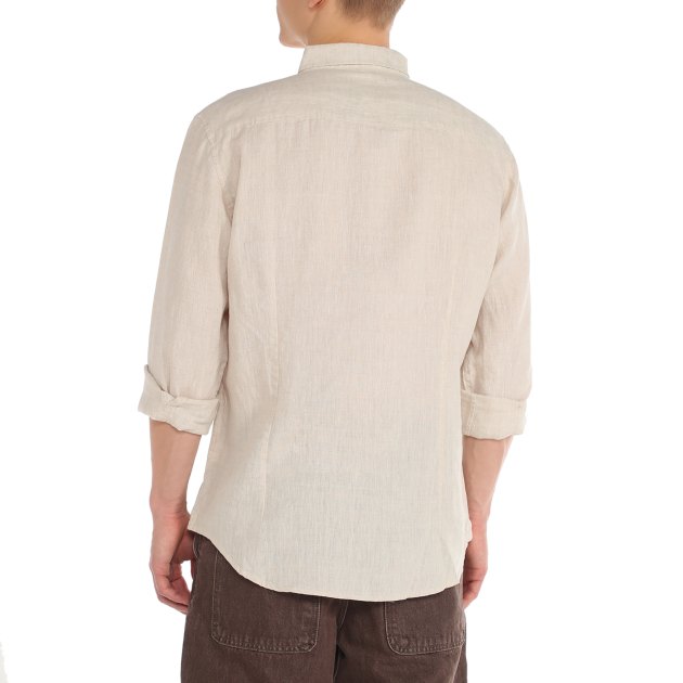 Мужская рубашка MAISON DAVID, Артикул 2120-1, песочно-бежевый | 3842640. Ракурс 2