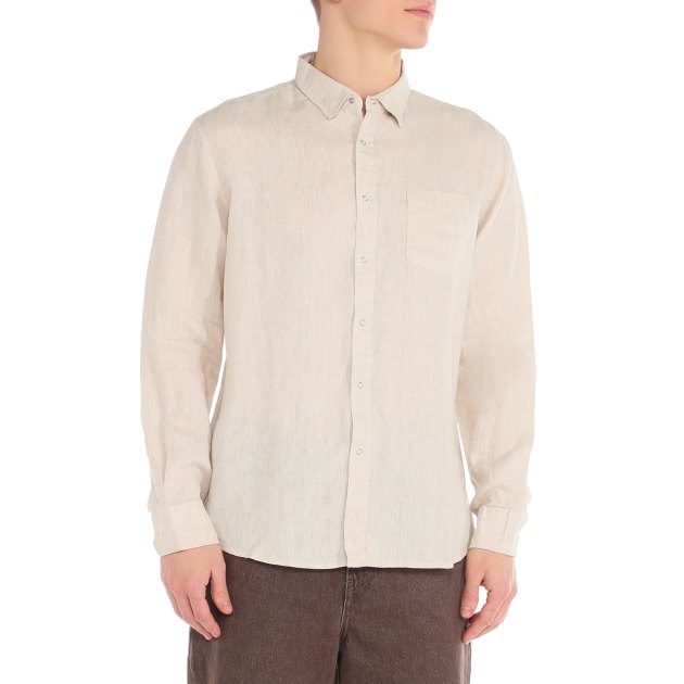Мужская рубашка MAISON DAVID, Артикул 2120-1, песочно-бежевый | 3842640. Ракурс 3