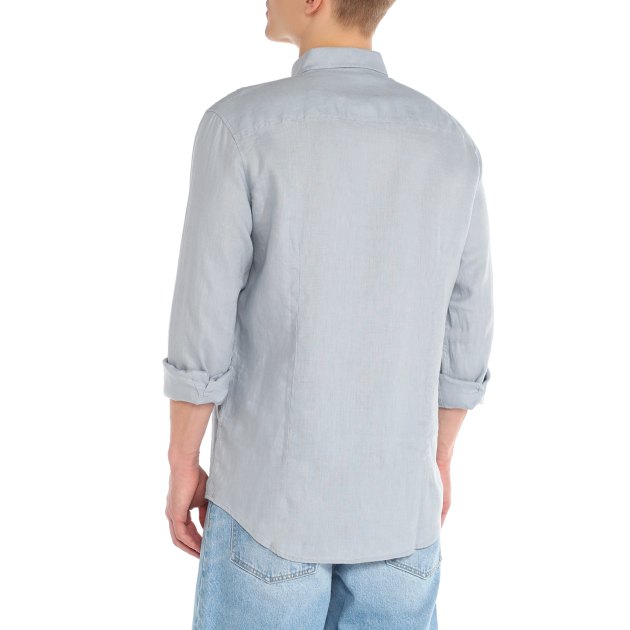 Мужская рубашка MAISON DAVID, Артикул 2120-1, светло-голубой | 3842646. Ракурс 2