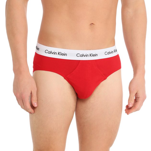 Мужские трусы 3 шт. CALVIN KLEIN 3P HIP BRIEF, Артикул 0000U2661G, мультицвет | 3844988. Ракурс 5