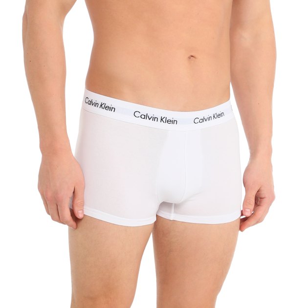 Мужские трусы 3 шт. CALVIN KLEIN 3P LOW RISE TRUNK, Артикул 0000U2664G, мультицвет | 3845008. Ракурс 7