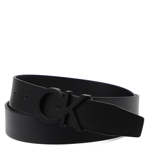 Мужской ремень CALVIN KLEIN CK BUCKLE BELT BLACK 35MM, Артикул K50K505792, черный | 3845690. Ракурс 2