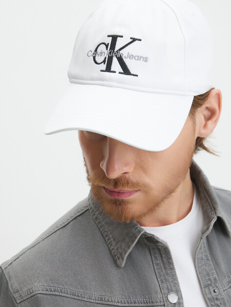 Мужская бейсболка CALVIN KLEIN MONOGRAM CAP, Артикул K50K510061, белый | 3845977. Ракурс 3 Мужская бейсболка CALVIN KLEIN MONOGRAM CAP, Артикул K50K510061, белый | 3845977. Ракурс 3