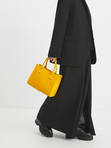 Женский тоут TENDANCE, Артикул MRH23-060, лимонный | 3846176. Ракурс 2