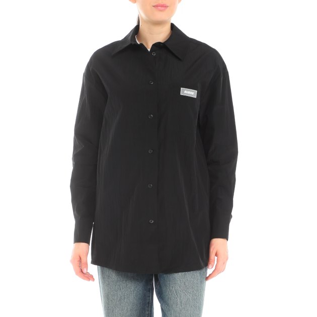 Женская рубашка GUESS DEANA LONG SHIRT, Артикул V4RH00WO081, черный | 3847570. Ракурс 2