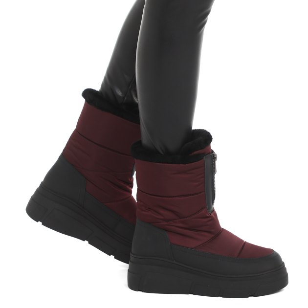 Женские дутики TENDANCE, Артикул AJ1496-7-4, темно-бордовый | 3847939. Ракурс 4