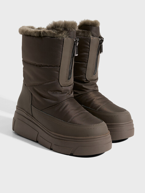 Женские дутики TENDANCE, Артикул AJ1496-7-4, темный хаки | 3847940. Ракурс 3