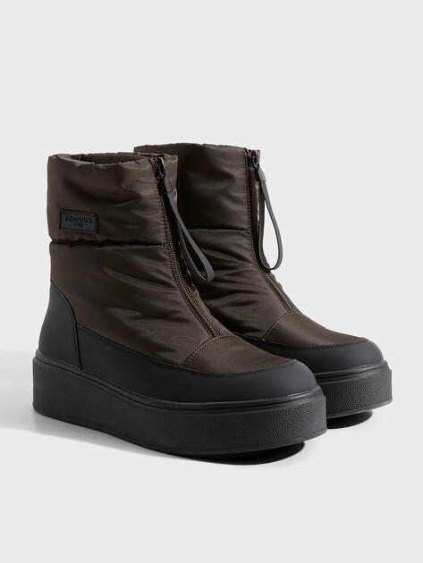 Женские дутики TENDANCE, Артикул AJ1481-6-5, хаки | 3848006. Ракурс 3